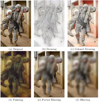 Mitigating Viewer Impact From Disturbing Imagery Using AI Filters A User-Study